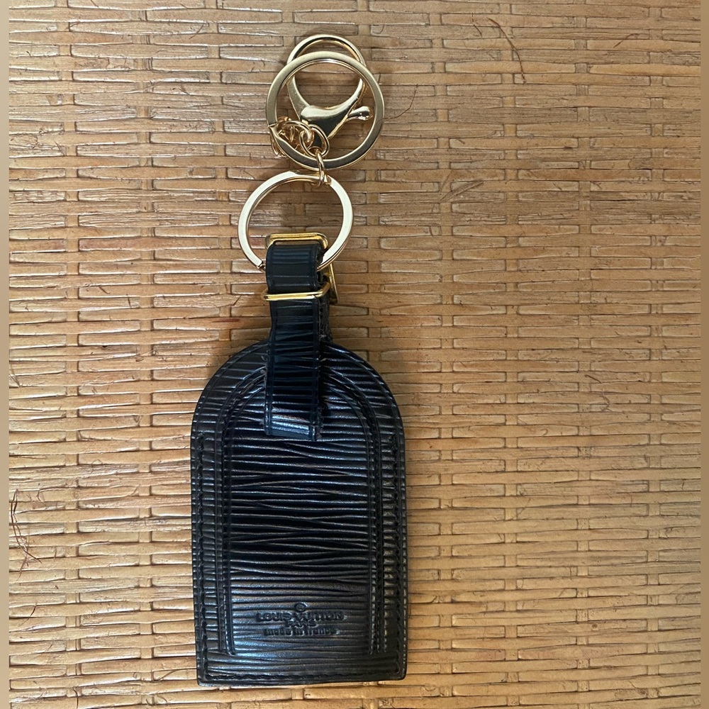 Louis Vuitton Black Epi Leather Travel Tag - Picture 3 of 12